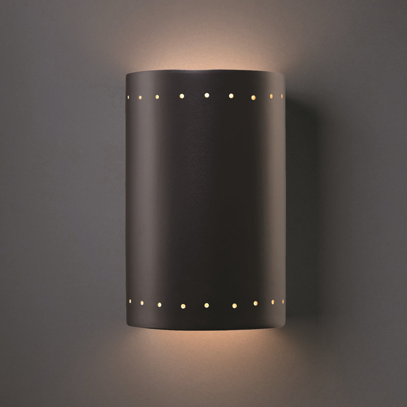 Plafonnier encastré à 2 lumières à intensité variable Bartnik, Noir mat carbone