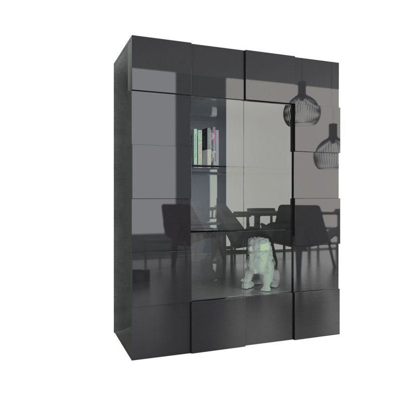 120cm Sideboard, Dark Grey