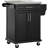 HOMCOM Kitchen Island On Wheels, Rolling Kitchen Cart With Stainless Steel Countertop, Drawer, Towel Rack And Spice Rack, Utility Storage Trolley,-514890337