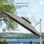 9 pi. Parasol en aluminium en porte-à-faux inclinable avec poteau central, gris (base non incluse)-101202545-101202548