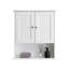 Armoire de rangement murale surélevée au-dessus de la toilette Armoire de rangement murale Armoires à pharmacie en bois-683309710