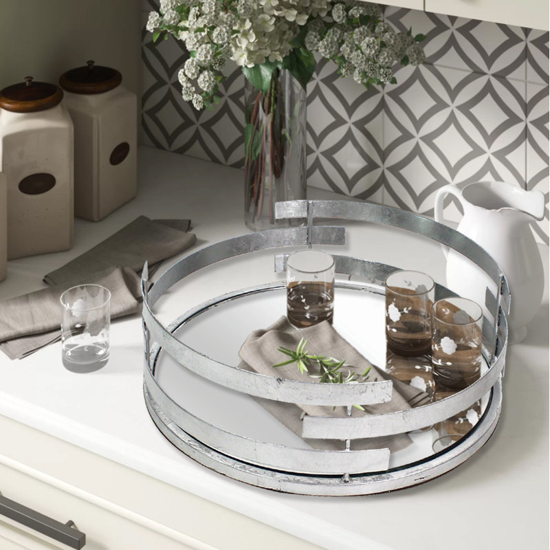 Plateau meuble-lavabo à miroir minimaliste Mansour
