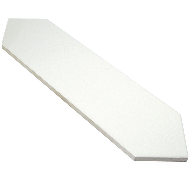 Saloni 3" x 12" Ceramic Subway Tile, White