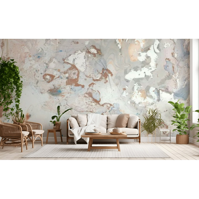 Ethereal Marble Swirls, L 96 po x l 108 po