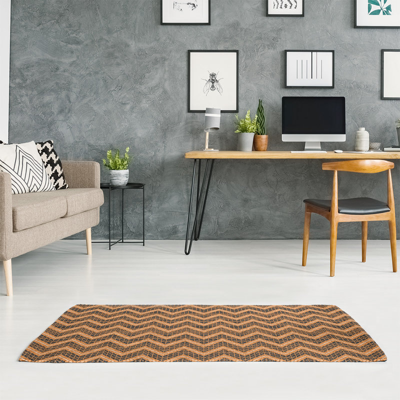 Chenille Chevron Indoor Rug, Rectangle 2' x 3'