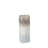 12" Brown Light Blue And Off White Color Block Square Ceramic Table Vase
