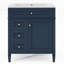 Meuble-lavabo 30 po avec lavabo supérieur et armoire à miroir-102800290