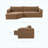 Left Sectional Taupe