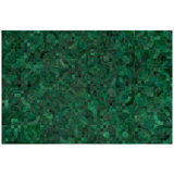 Tapis vert en peau de vache Optico