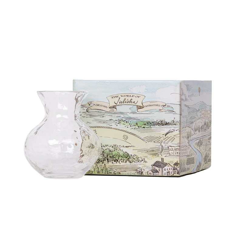 Puro 6" Vase, Clear