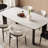 Simple rock board dining table and chair set-112306731