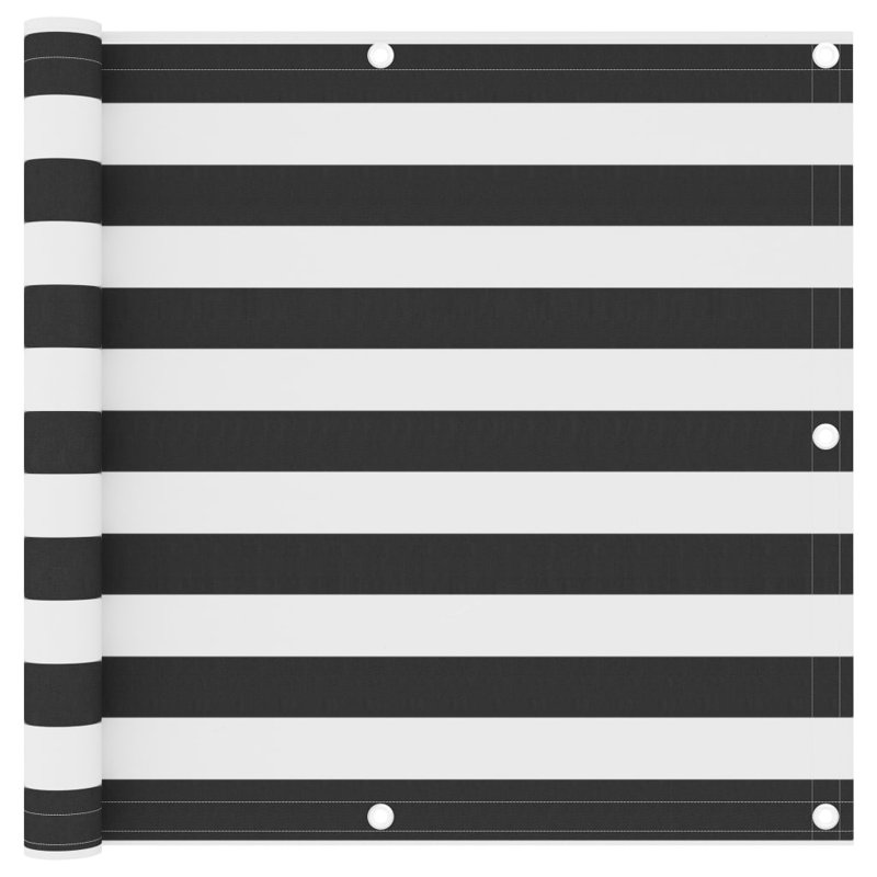 Cheatom Anthracite/White Vinyl Fence Panels, 90cm H x 600cm W x 0.15cm D