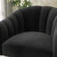 Aketza Velvet Swivel Barrel Chair-2123254893