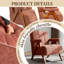 Chaise d'appoint 30,31 po Mid-Century-130088090
