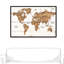 Carte du monde patinée - impression d'art graphique-24799825-24799820