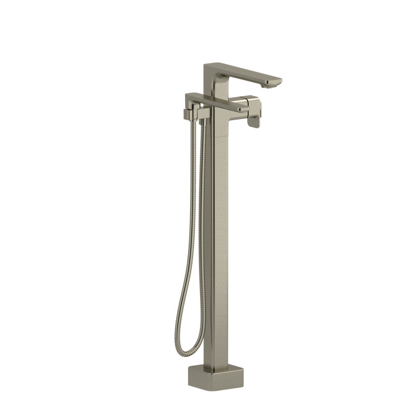 Garniture de robinet de baignoire thermostatique à un trou Equinox, Nickel brossé