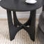 Table basse noire en bois-563889168