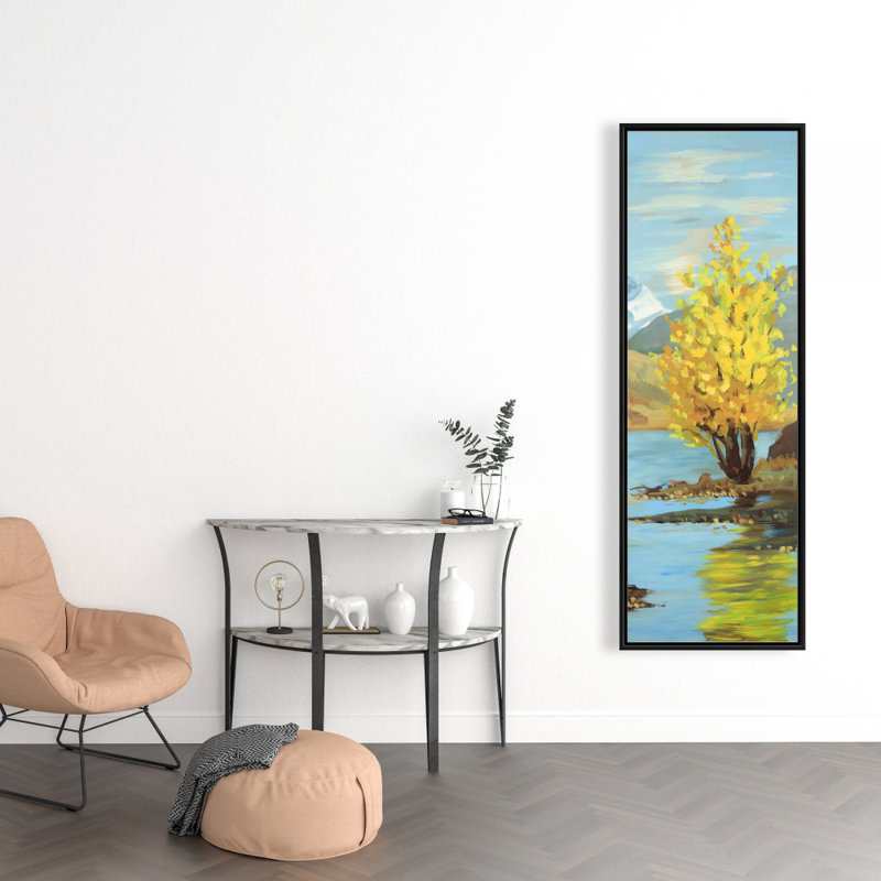 «Yellow Tree And Reflection» sur toile