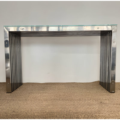 Console ardoise avec verre