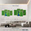 Plume de paon vert Bramtr Chartreuse