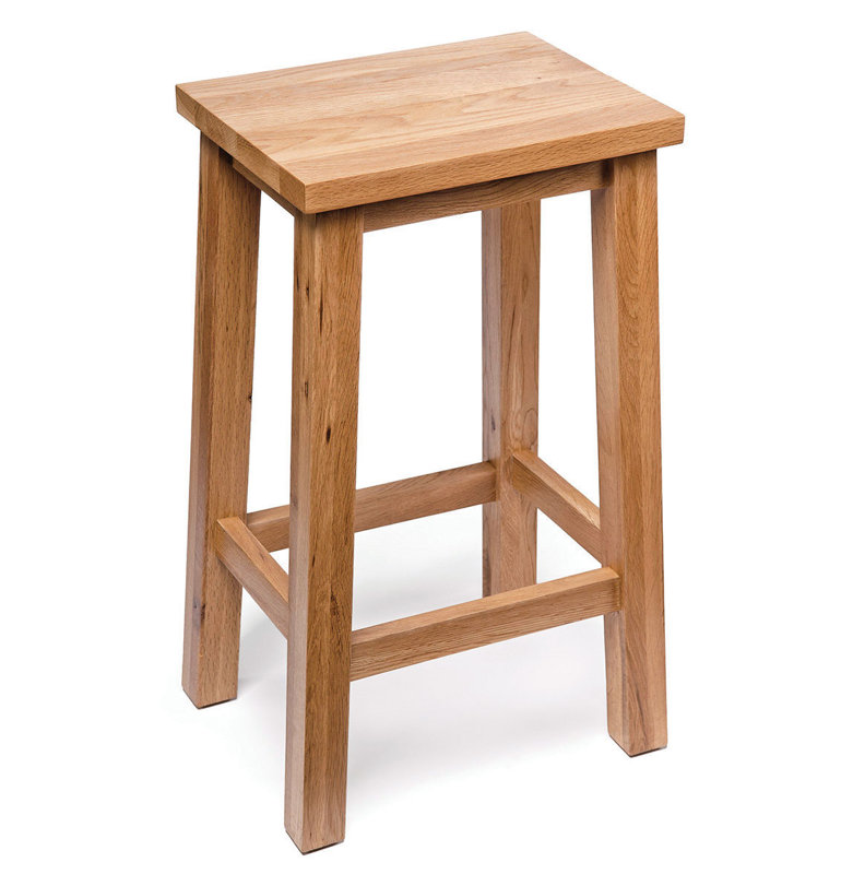 Solid Wood Counter Stool