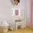 Vanity Desk with Lights and Mirror - Makeup Set with Large Drawers