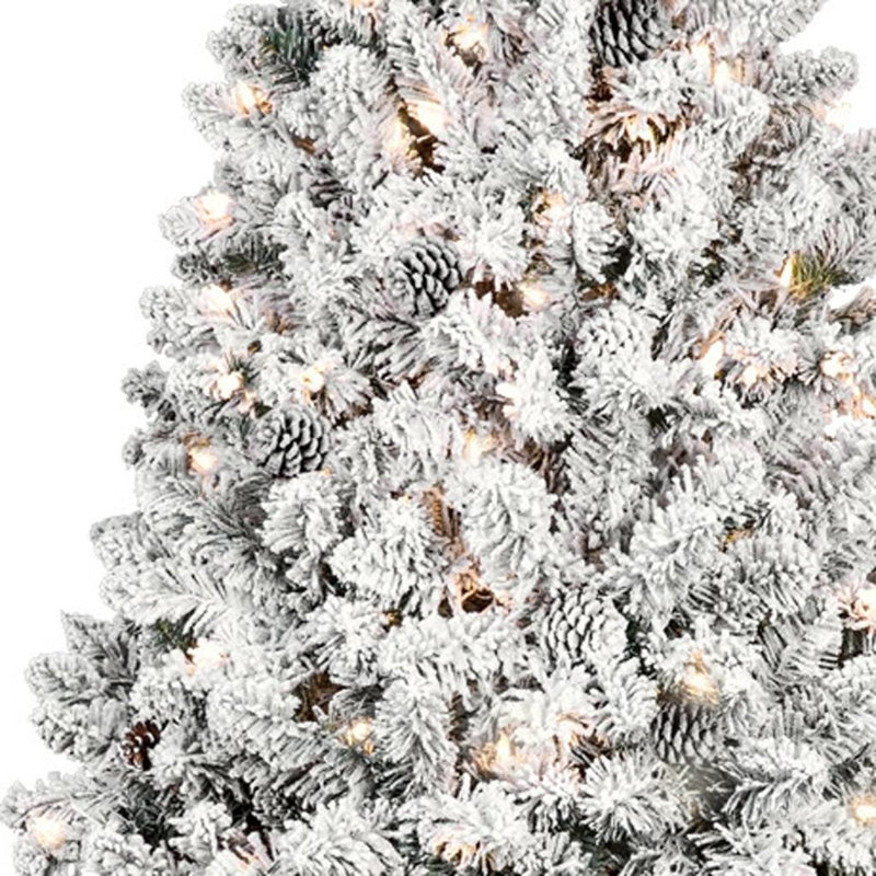 Sapin de Noël enneigé 7 pi