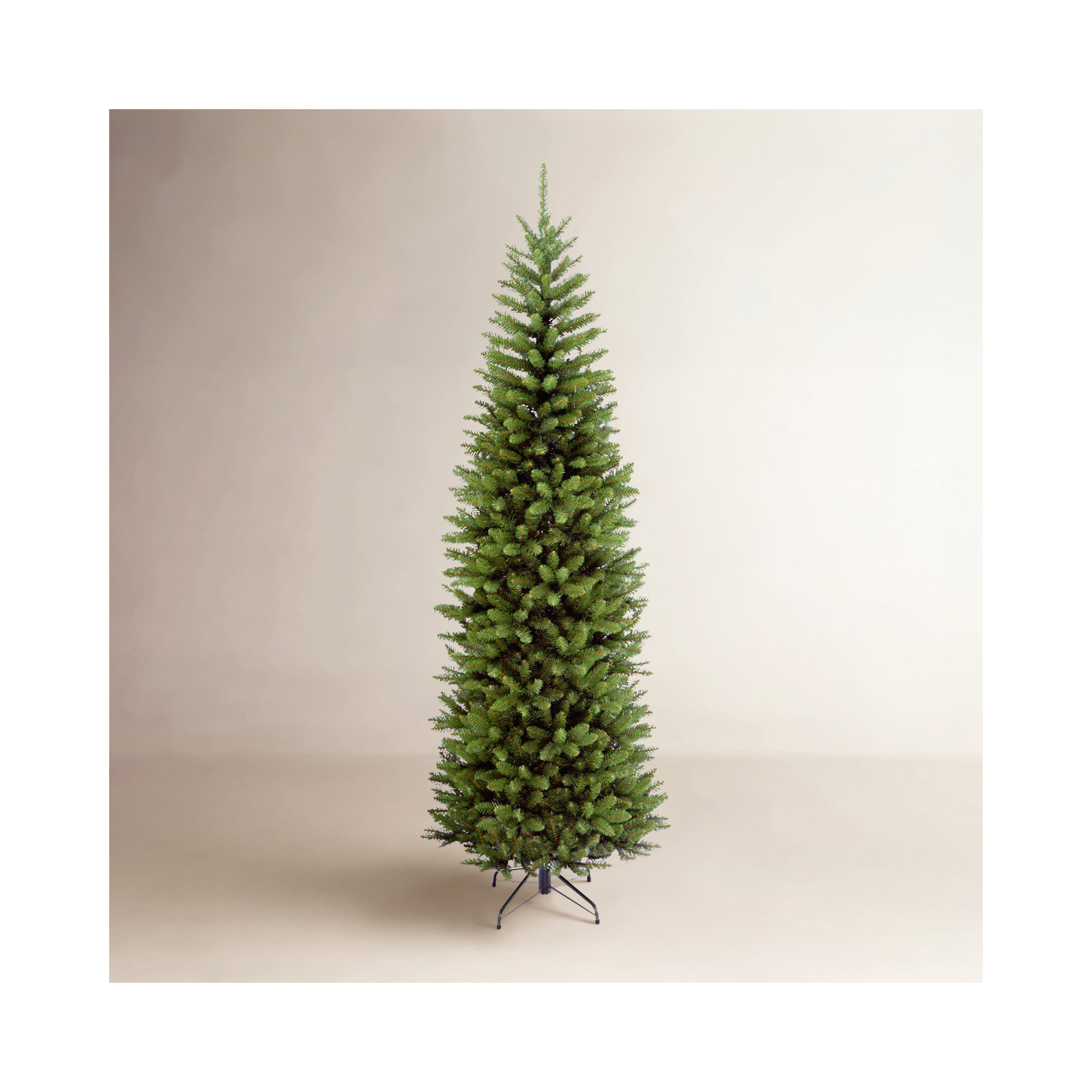 Kingswood Fir Slender Green Christmas Tree, 7.5'
