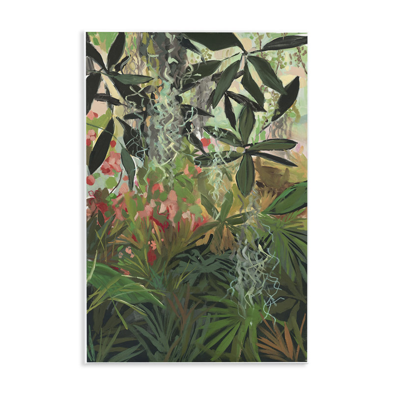  «Dense Rain Forest Plants» par Jenny Westenhofer, H 15 po x l 10 po