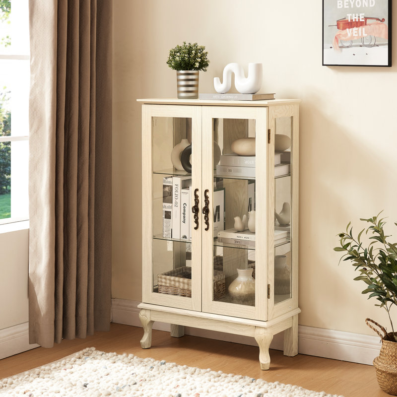 Vitrine Curio, Blanc