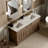 Brookfield 72'' Double Bathroom Vanity with Top-113399121-113399123