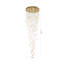 Lustre suspendu en cristal 9 lumières Transitional-506209533-506209531