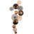 Boho Abstract Wall Decor on Metal-1101489430