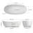 73" x 35"Freestanding Solid Surface  Bathroom Soaking Tub