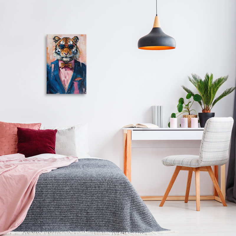 Tenue de tigre moderne, par LSR Design Studio, H 24 po x l 16 po