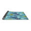 Tapis bleu clair en laine Woodcreek-1628182735
