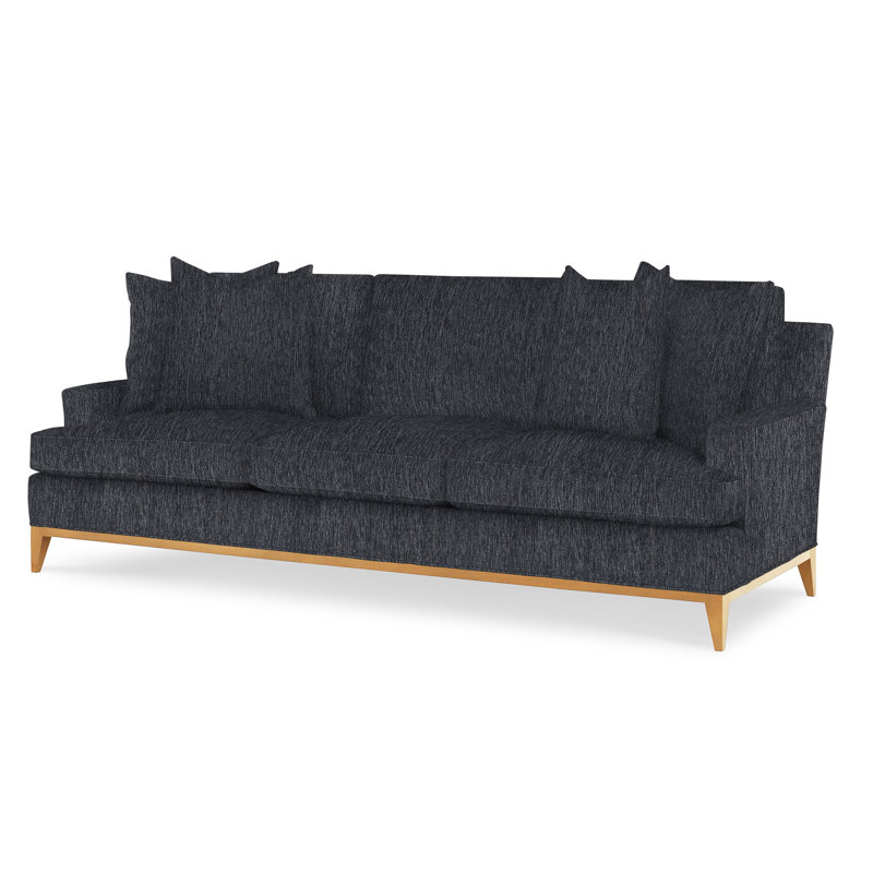 Dapper Upholstered 88'' Sofa, Elise Flax, Amber