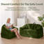 Canapé-lit 2 en 1 convertible en méridienne Comfy Bean Bag-1045223324-1045223330