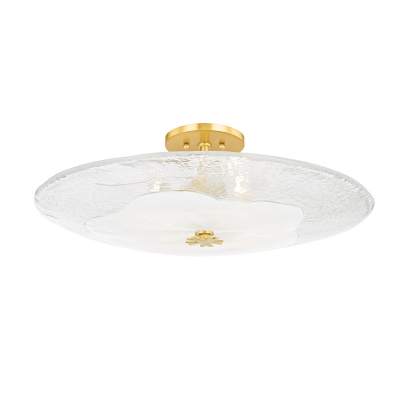 Plafonnier semi-encastré 4 lumières 24 po Lago