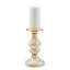 Rosy Check Medium Pillar Candlestick