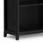 Acadian 72"H Solid Wood Transitional 5-Shelf Tall Bookcase with Adjustable Shelves and Decorative Side Panels-301516605