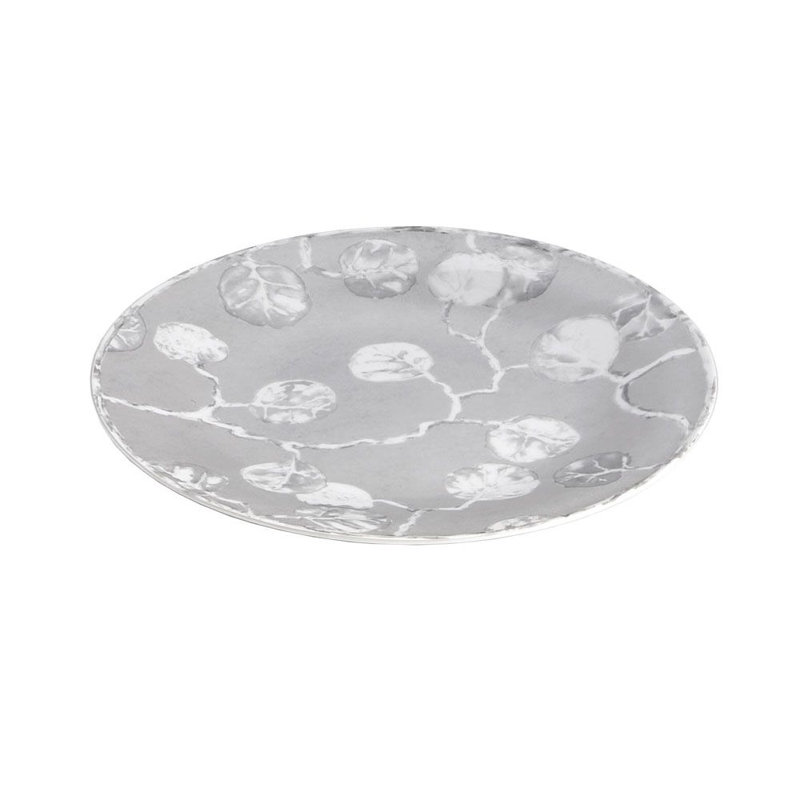 Botanical Leaf Handmade Porcelain Salad/Dessert Plate