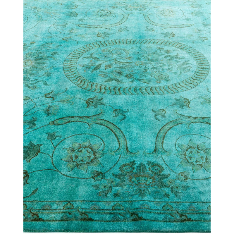 Overyed One-of-a-Kind Rectangle 6'9" X 9'10" Hand Knotted Area Rug