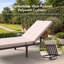 Aruba 192cm Long Chaise Lounge Set