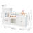 Teamson Kids Little Chef Paris Modular Pretend Play Kitchen with Fridge, Oven, Sink & Rose Gold Accents