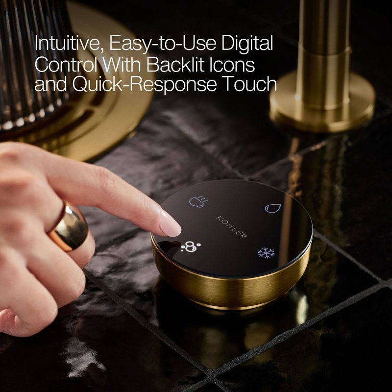 Aquifer4-In-1 Tall Arc Beverage Faucet, Brushed Brass
