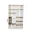 Modern White Storage Shelf With Drawers And Pegboard Design – Versatile Bookshelf For Home Or Office