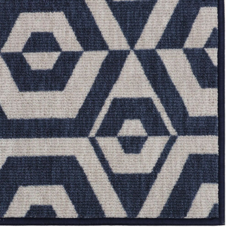 Tapis Â« Zone grise Â» style milieu du siÃ¨cle Ashly, Rectangulaire 3 pi x 5 pi