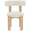 Chaise d'appoint à dossier à lattes Eugenia en blanc-1492840413