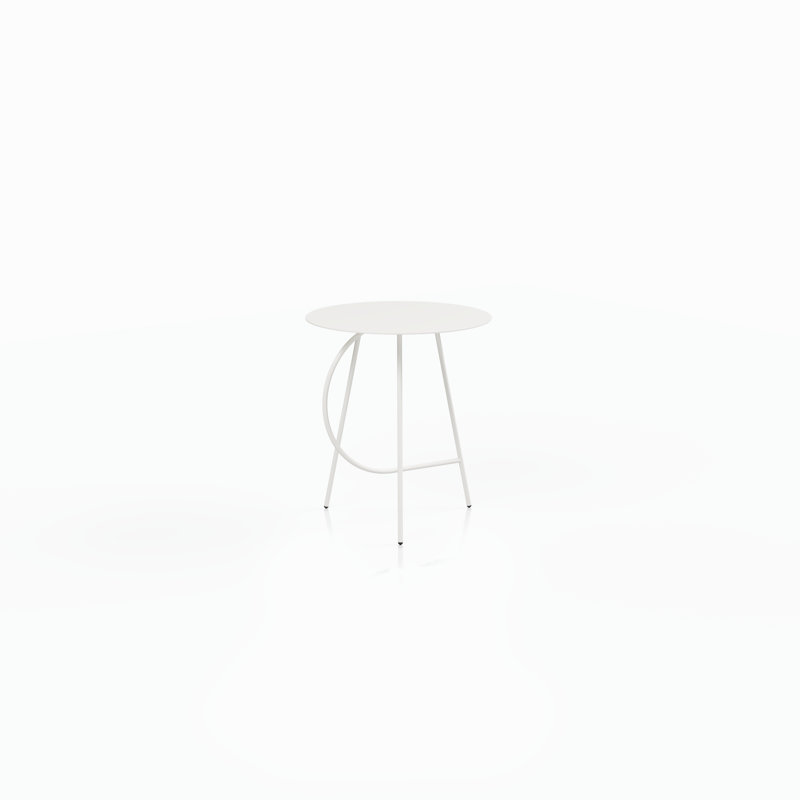 Table basse Abberton, Blanc pur